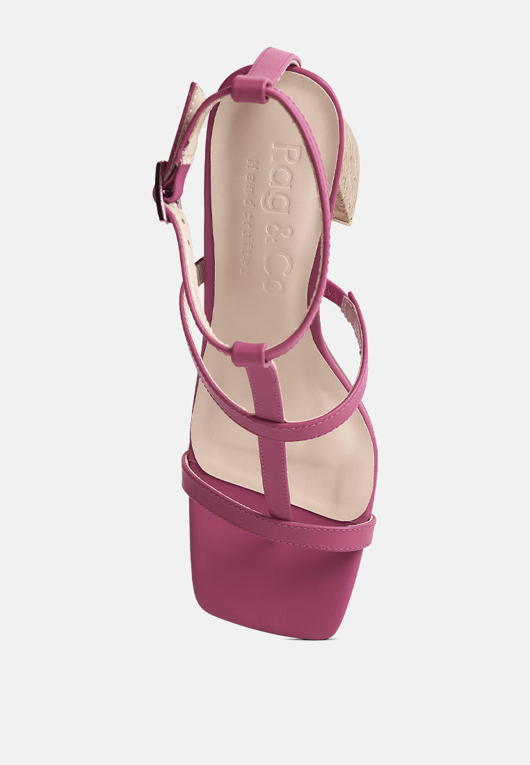 mirabella open square toe block heel sandals by ruw#color_fuchsia