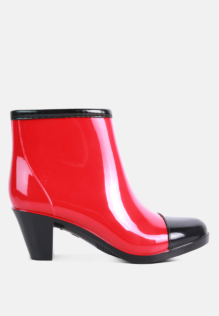 mizzle smart block heel rainboots by ruw#color_red