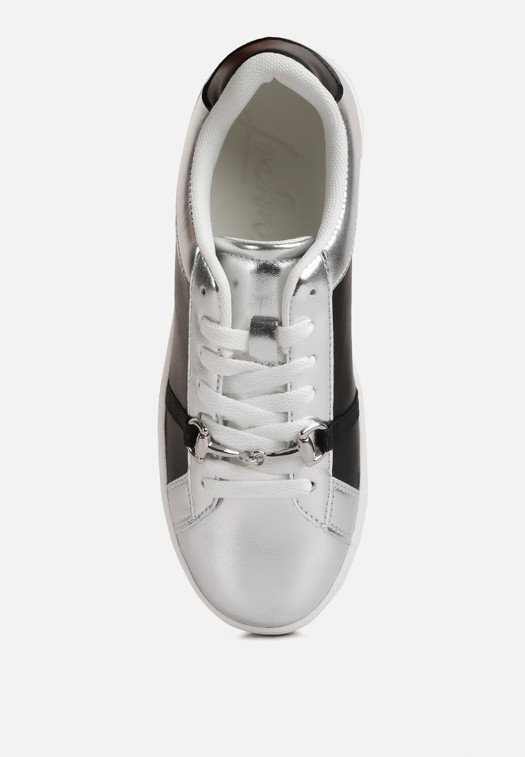 metallic sneakers by ruw#color_silver