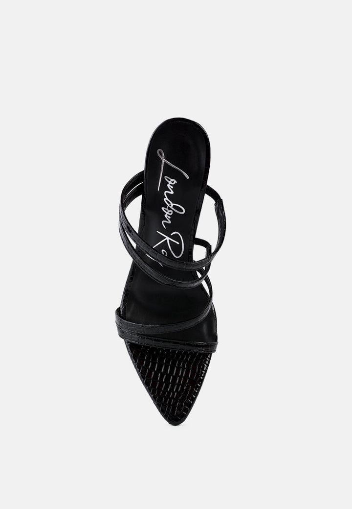 new affair croc strappy high heel sandals by ruw#color_black