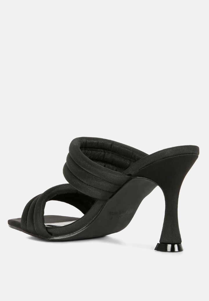 new crush quilted spool heel sandals by ruw#color_black