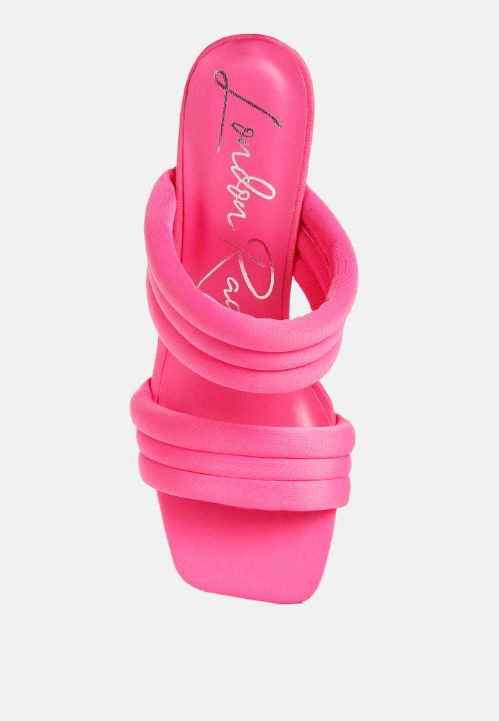 new crush quilted spool heel sandals by ruw#color_fuchsia