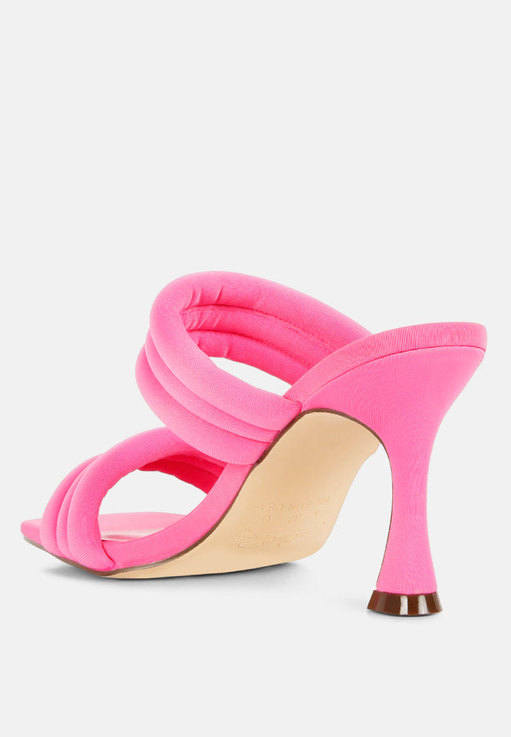 new crush quilted spool heel sandals by ruw#color_fuchsia