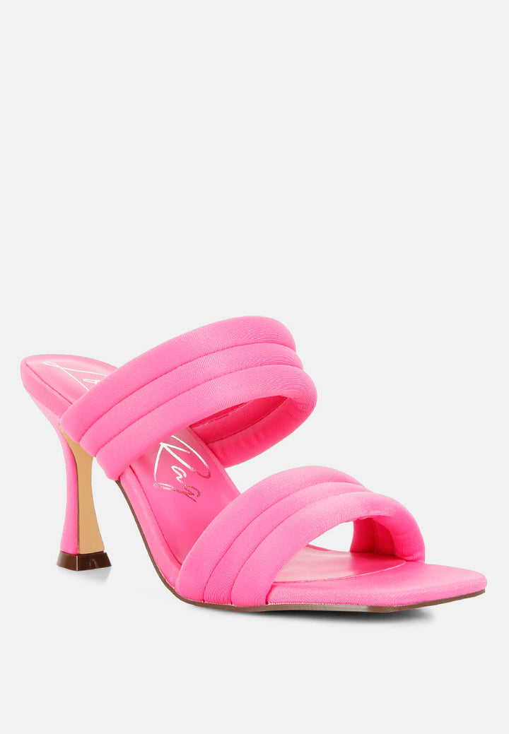 new crush quilted spool heel sandals by ruw#color_fuchsia