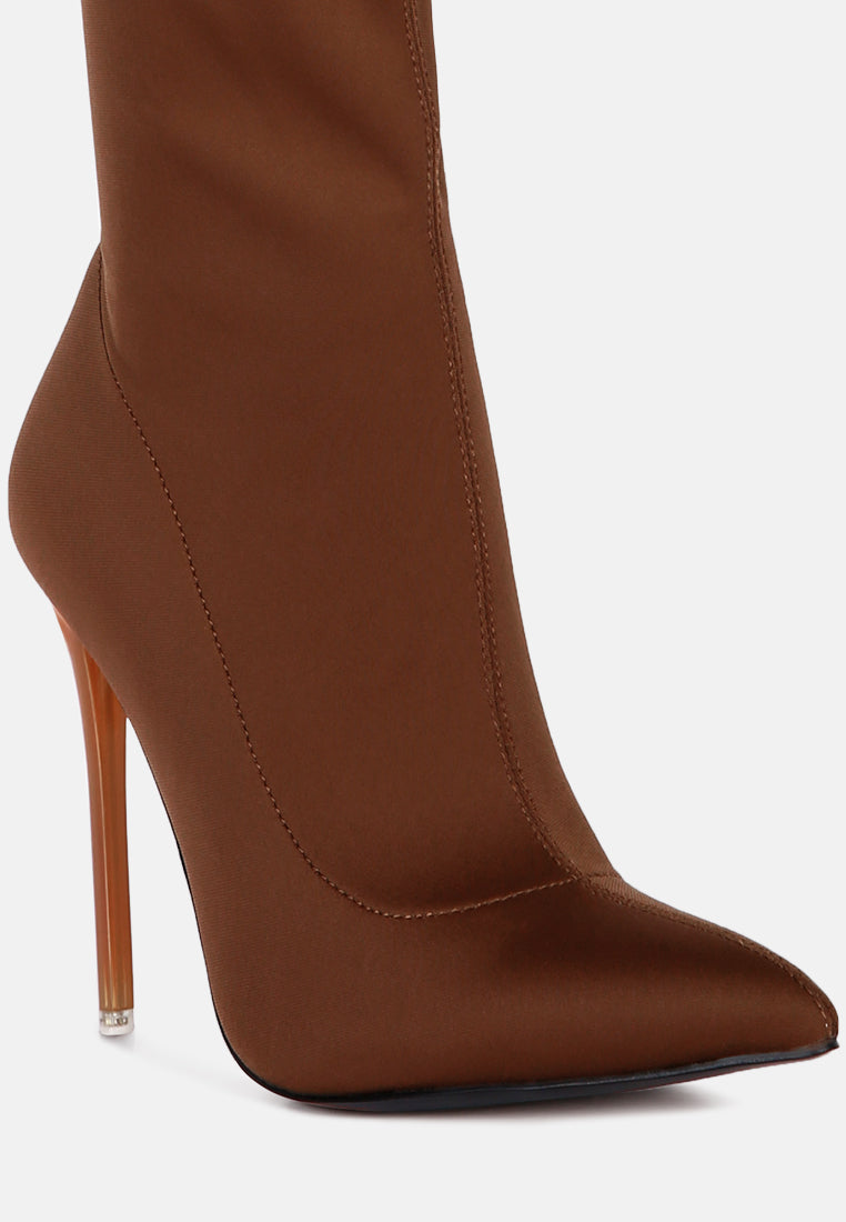 no calm superstretch stiletto long boot by ruw#color_tan