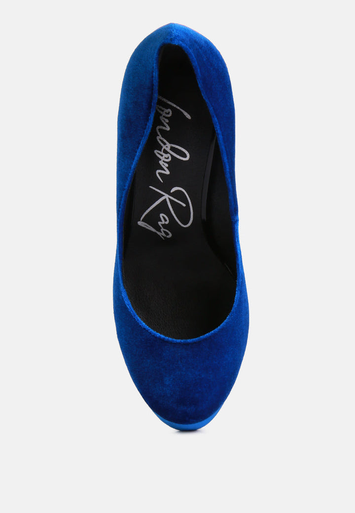 old novelty platform heel velvet pumps by ruw#color_blue