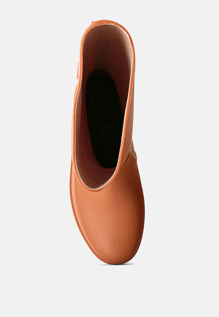 overcloud stylish rainboots by ruw#color_tan