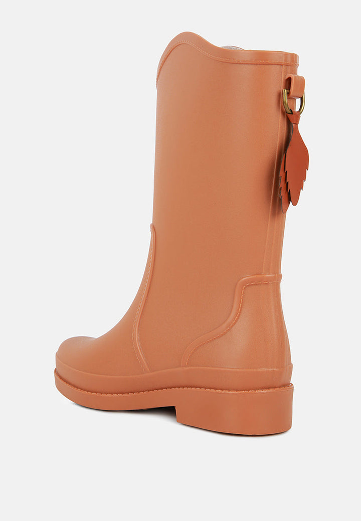 overcloud stylish rainboots by ruw#color_tan