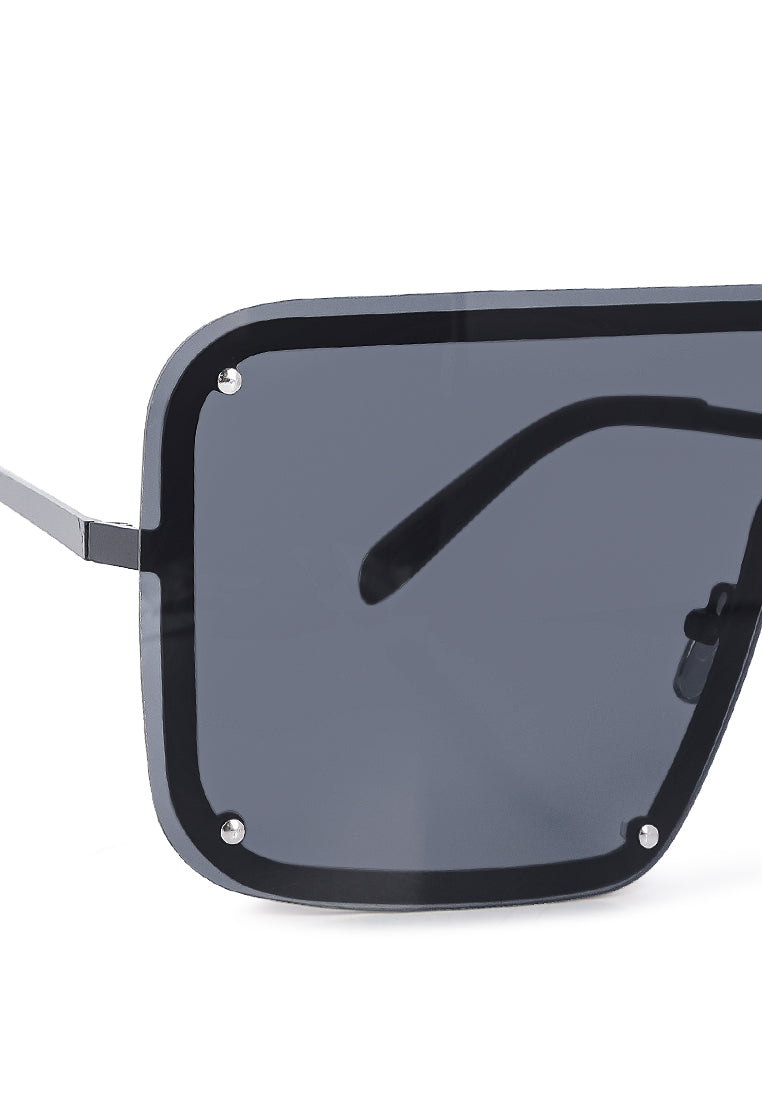 oversized shaded square sunglasses#color_black