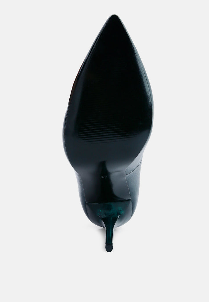 personated stiletto heel pumps by ruw#color_blue