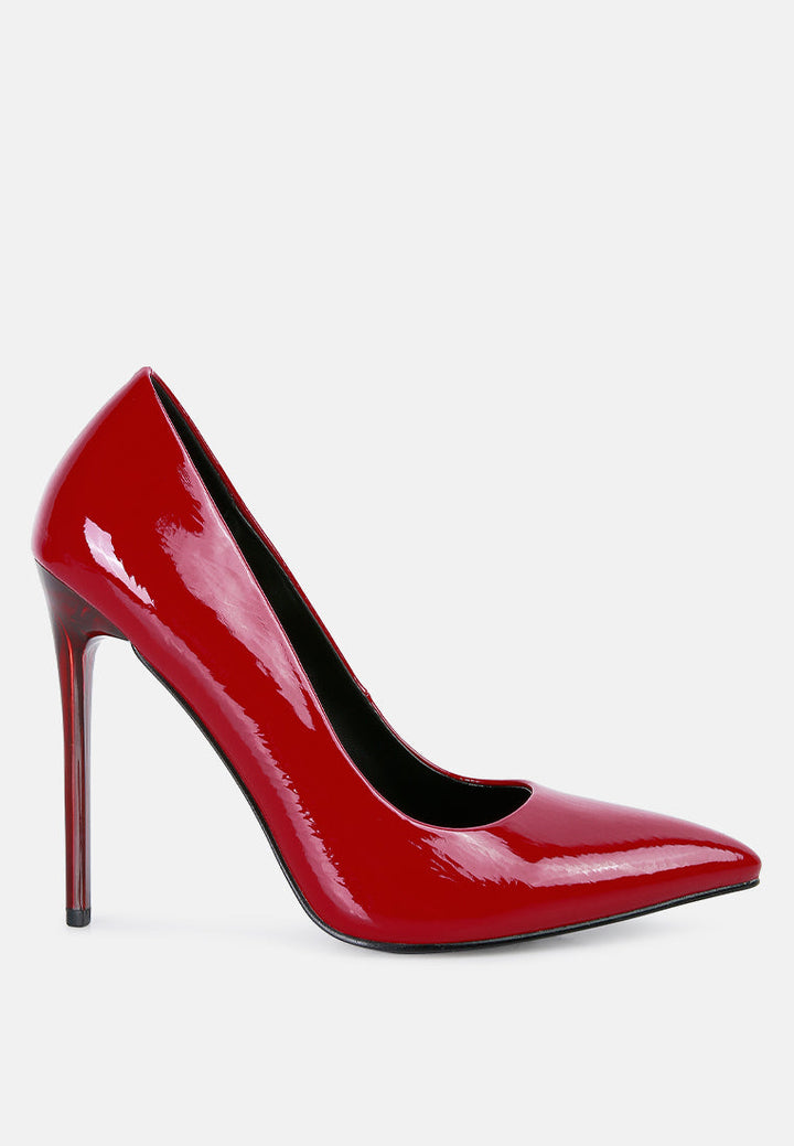 personated stiletto heel pumps by ruw#color_red