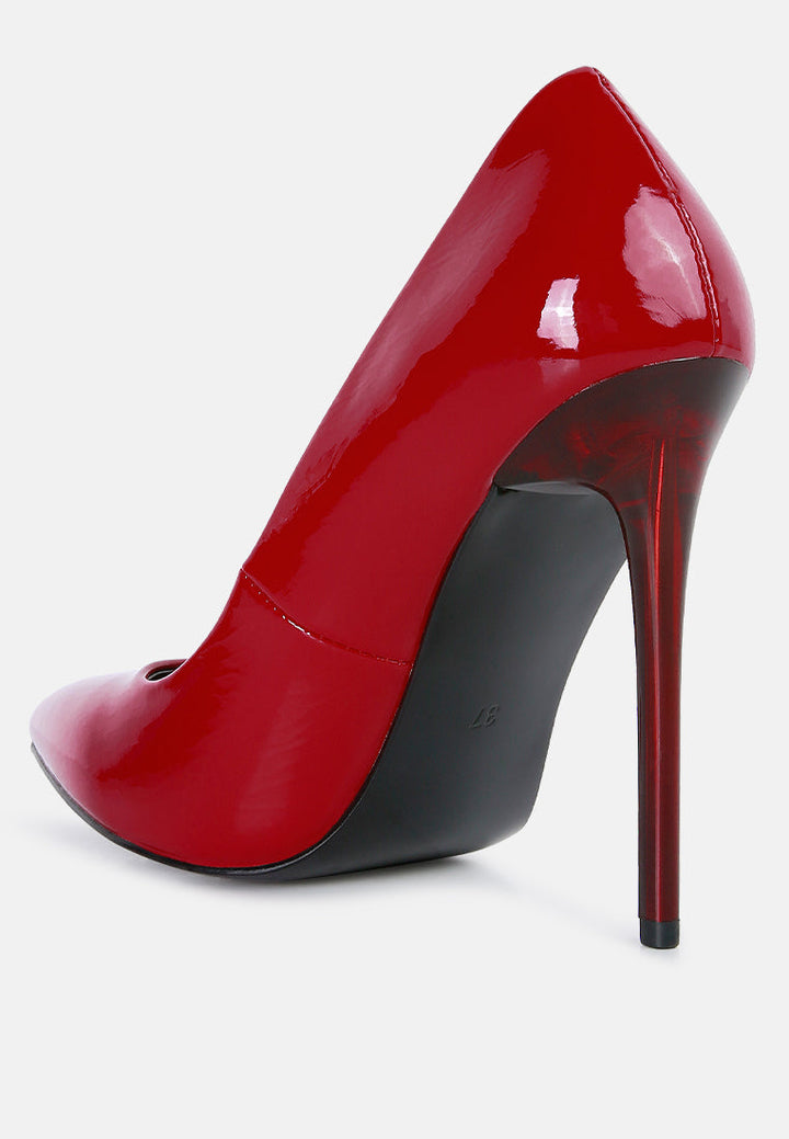 personated stiletto heel pumps by ruw#color_red
