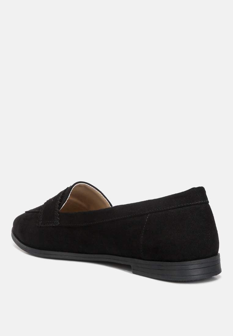 pippa seude flat loafers by ruw#color_black