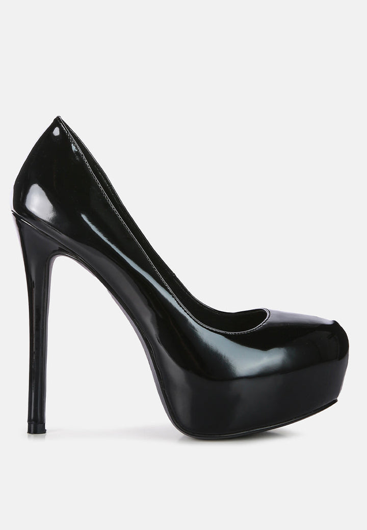 pismis patent faux leather stiletto pumps by ruw#color_black