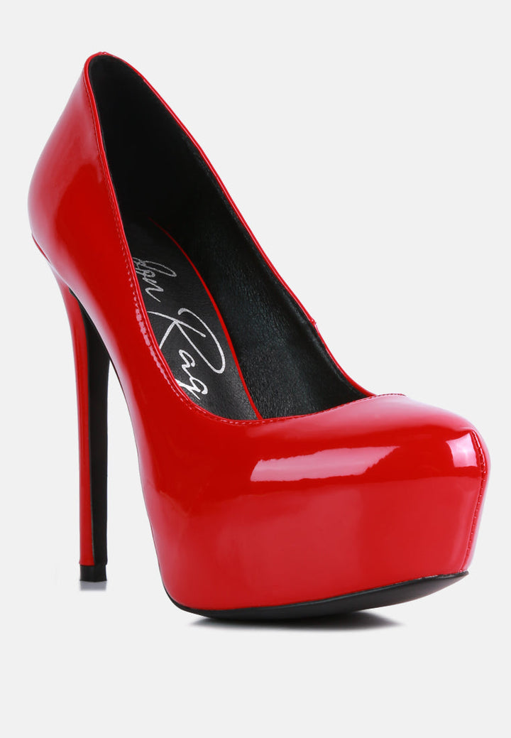 pismis patent faux leather stiletto pumps by ruw#color_red