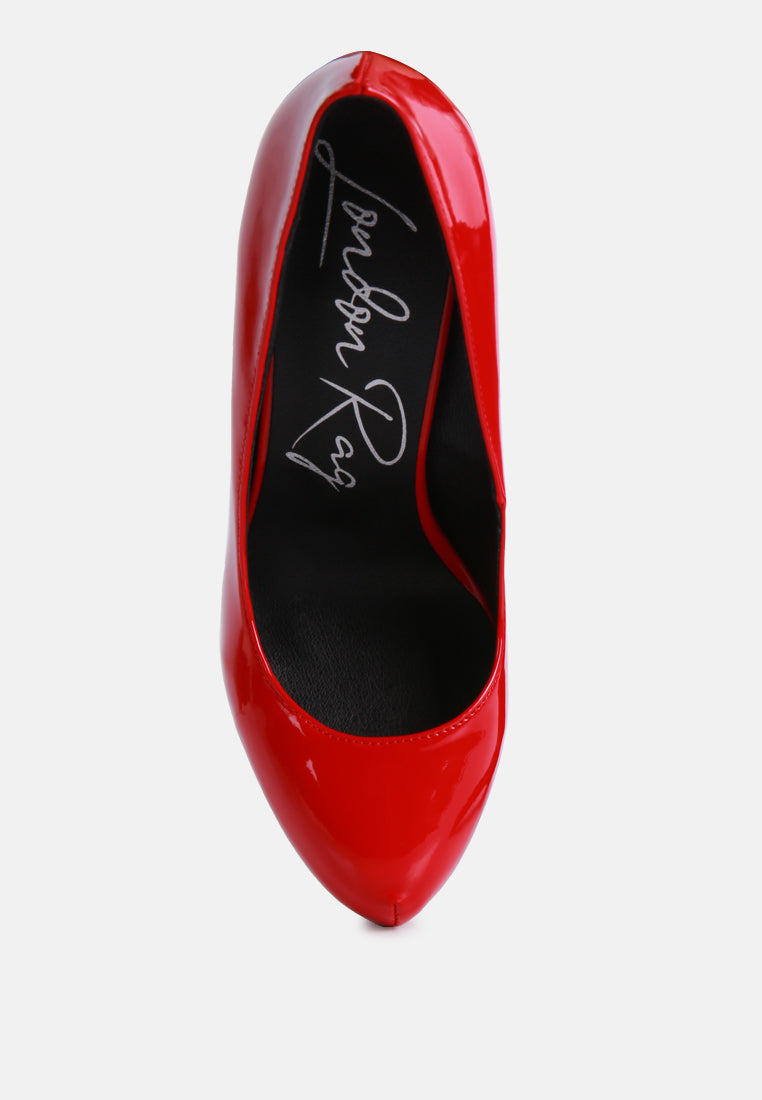 pismis patent faux leather stiletto pumps by ruw#color_red