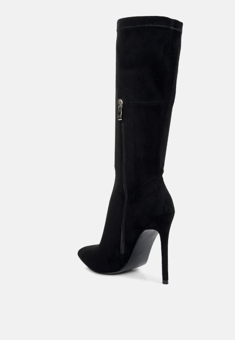 playdate high heeled calf boots by ruw#color_black