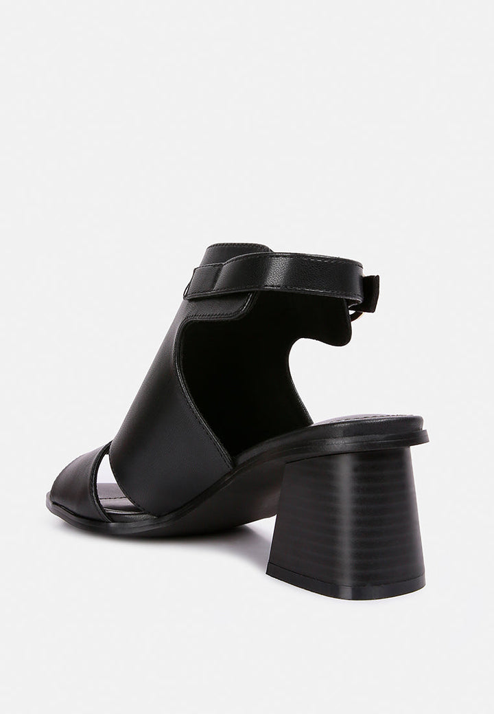 polessi pin buckle ankle mules by ruw#color_black