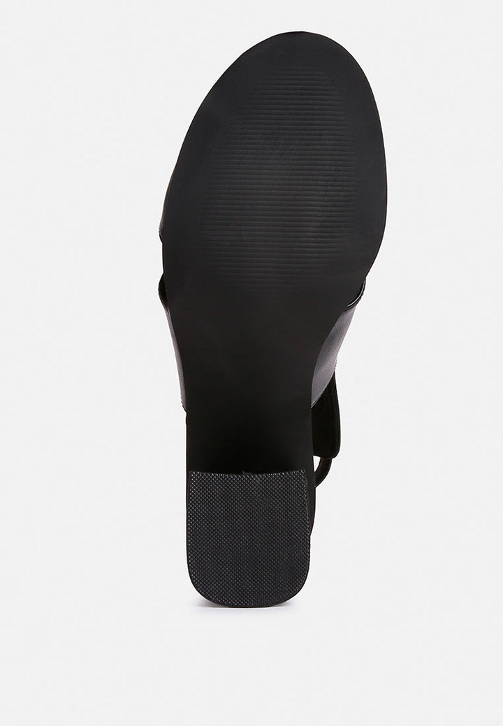 polessi pin buckle ankle mules by ruw#color_black