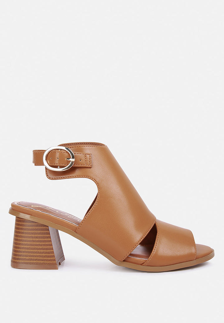 polessi pin buckle ankle mules by ruw#color_tan