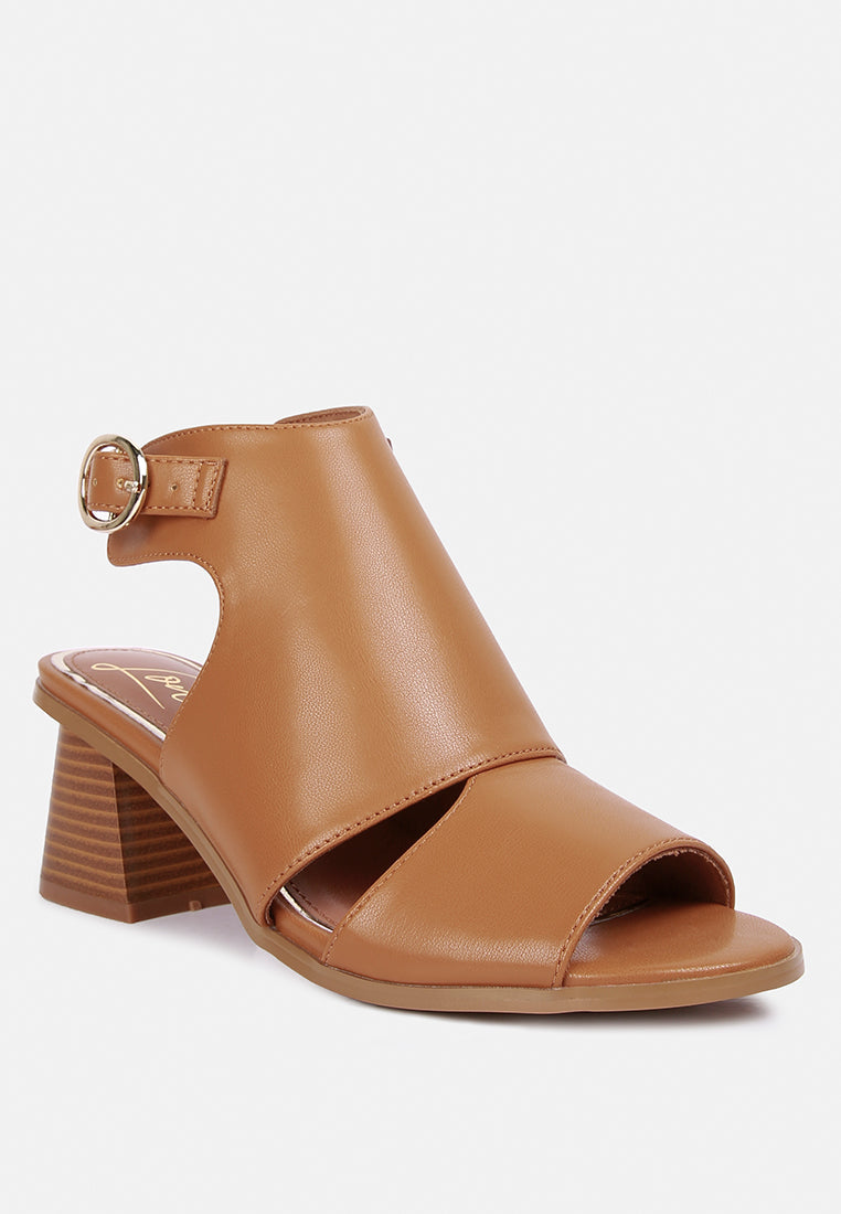 polessi pin buckle ankle mules by ruw#color_tan