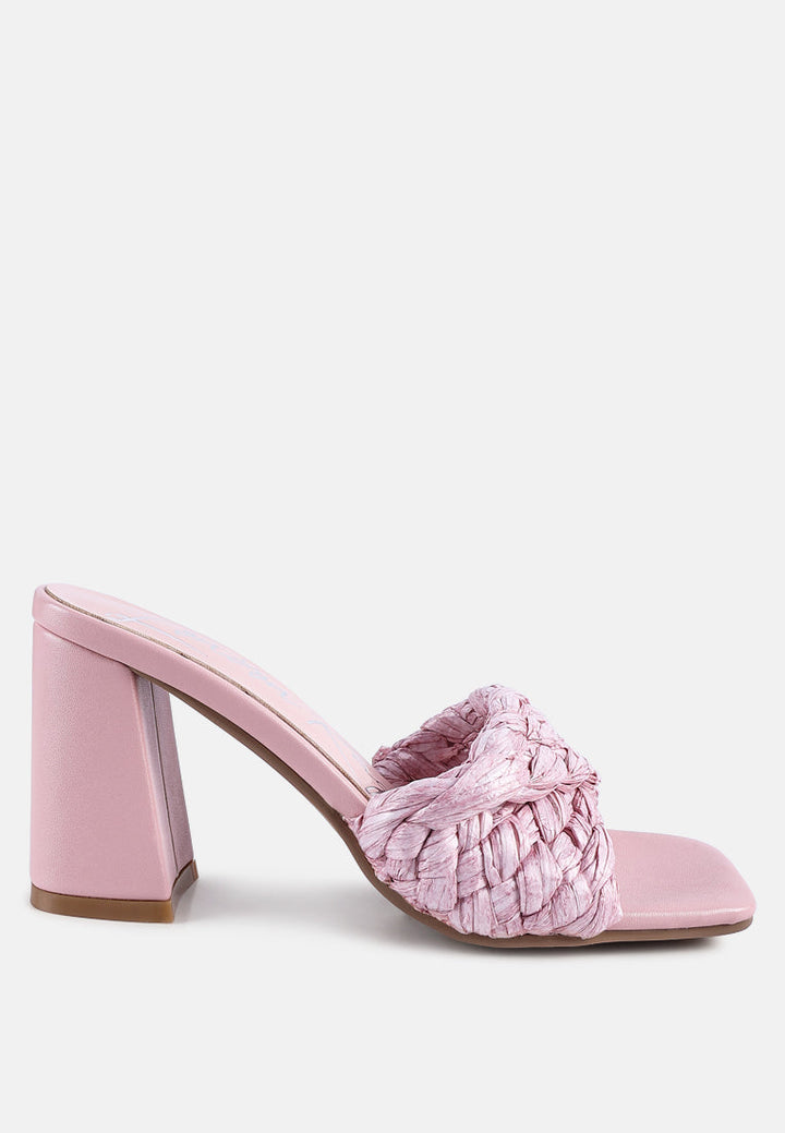 pout pro braided raffia block sandals by ruw#color_pink