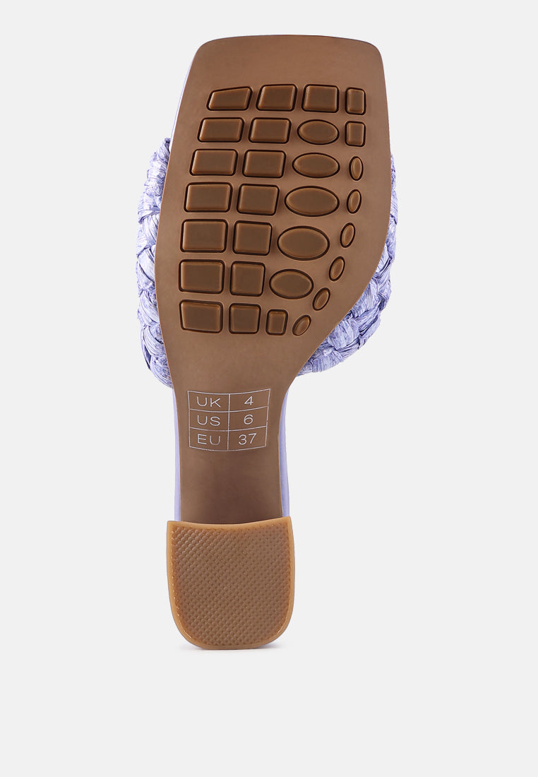 pout pro braided raffia block sandals by ruw#color_purple