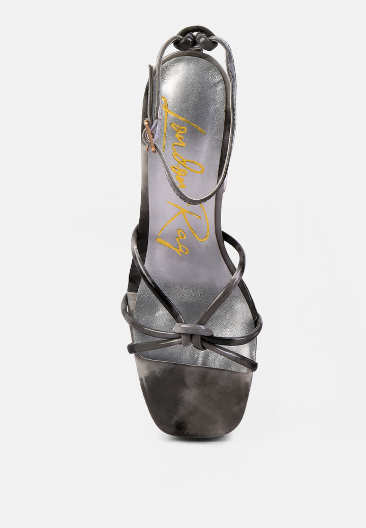 prisma tie-dye high platform heeled sandals by ruw#color_black