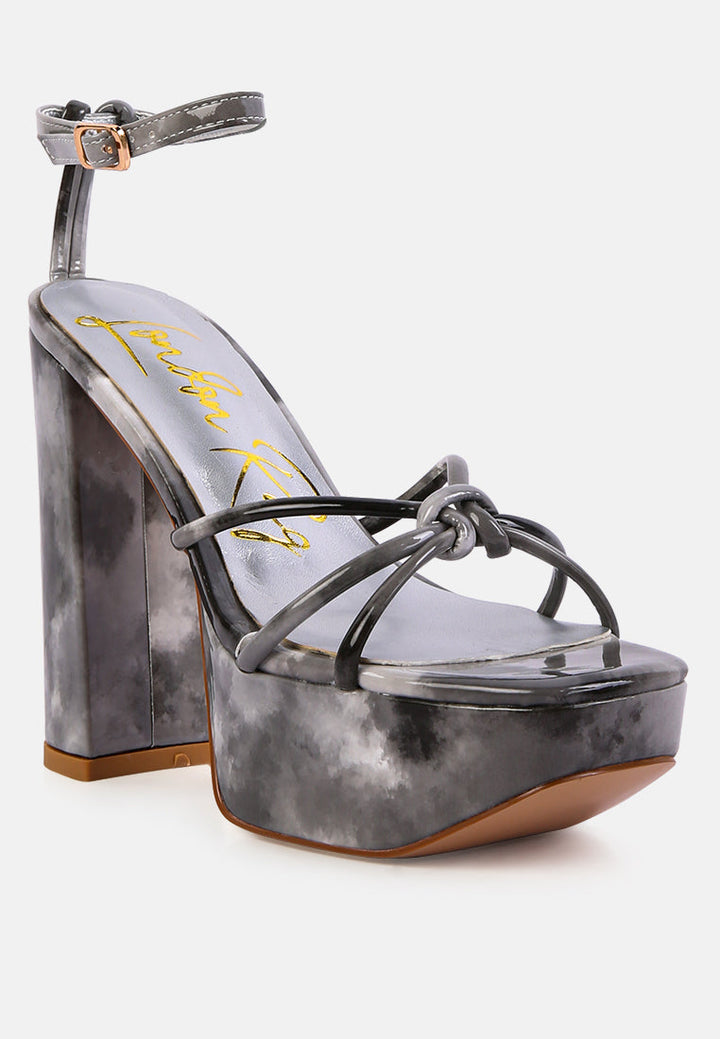 prisma tie-dye high platform heeled sandals by ruw#color_black