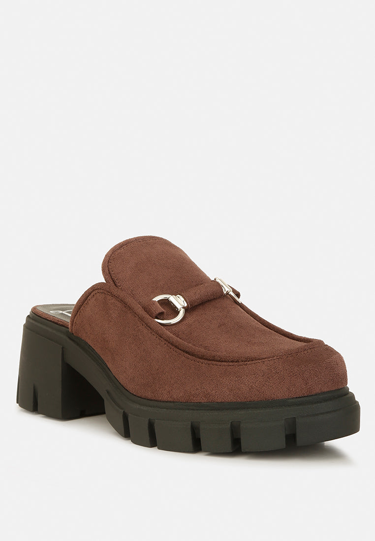 prosper velvet slip on mules by ruw#color_brown