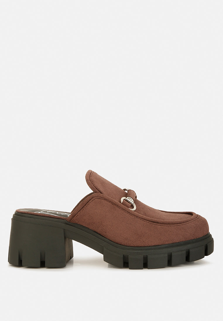 prosper velvet slip on mules by ruw#color_brown