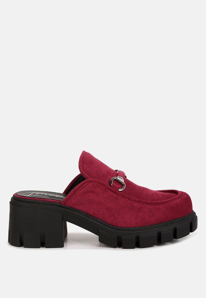 prosper velvet slip on mules by ruw#color_burgundy