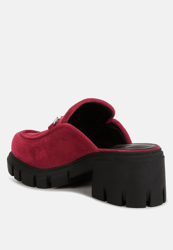 prosper velvet slip on mules by ruw#color_burgundy