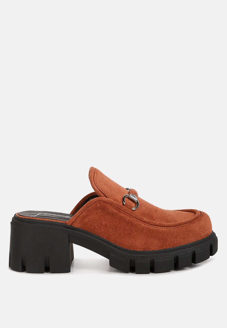 prosper velvet slip on mules by ruw#color_tan