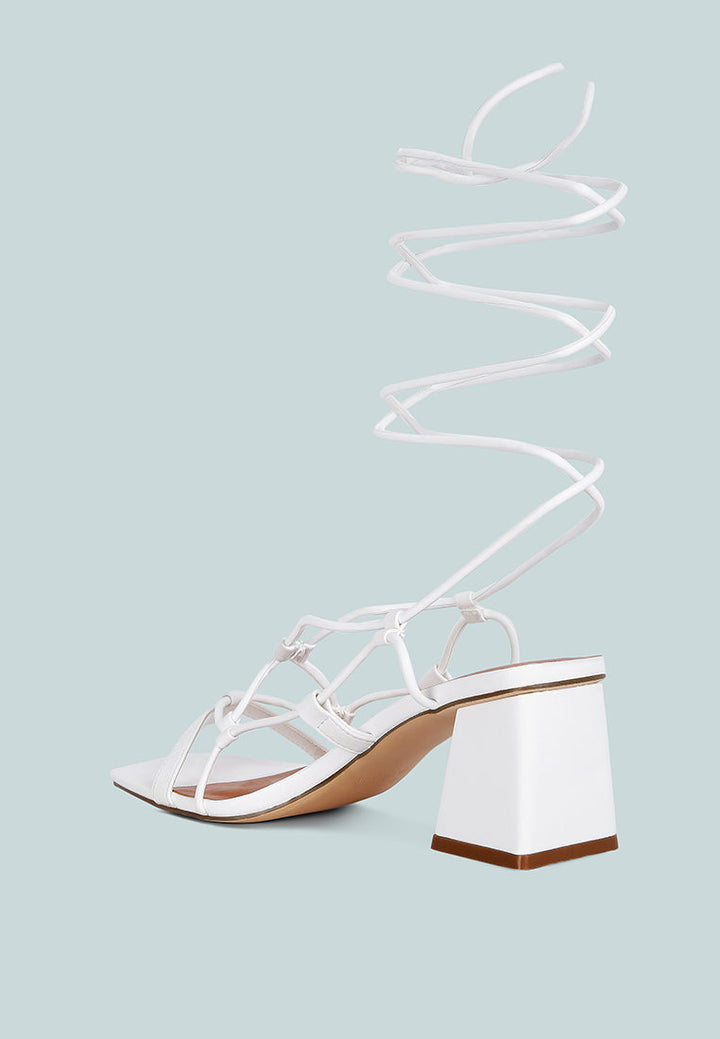 provoked lace up block heeled sandals by ruw#color_white
