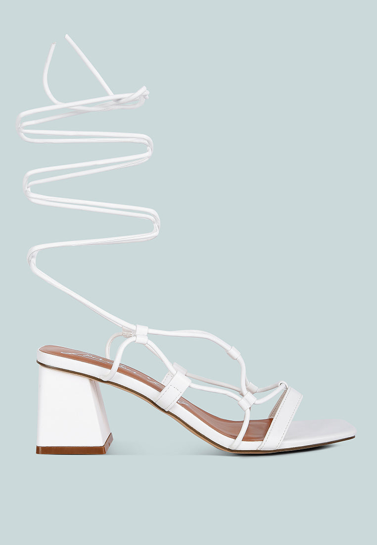 provoked lace up block heeled sandals by ruw#color_white
