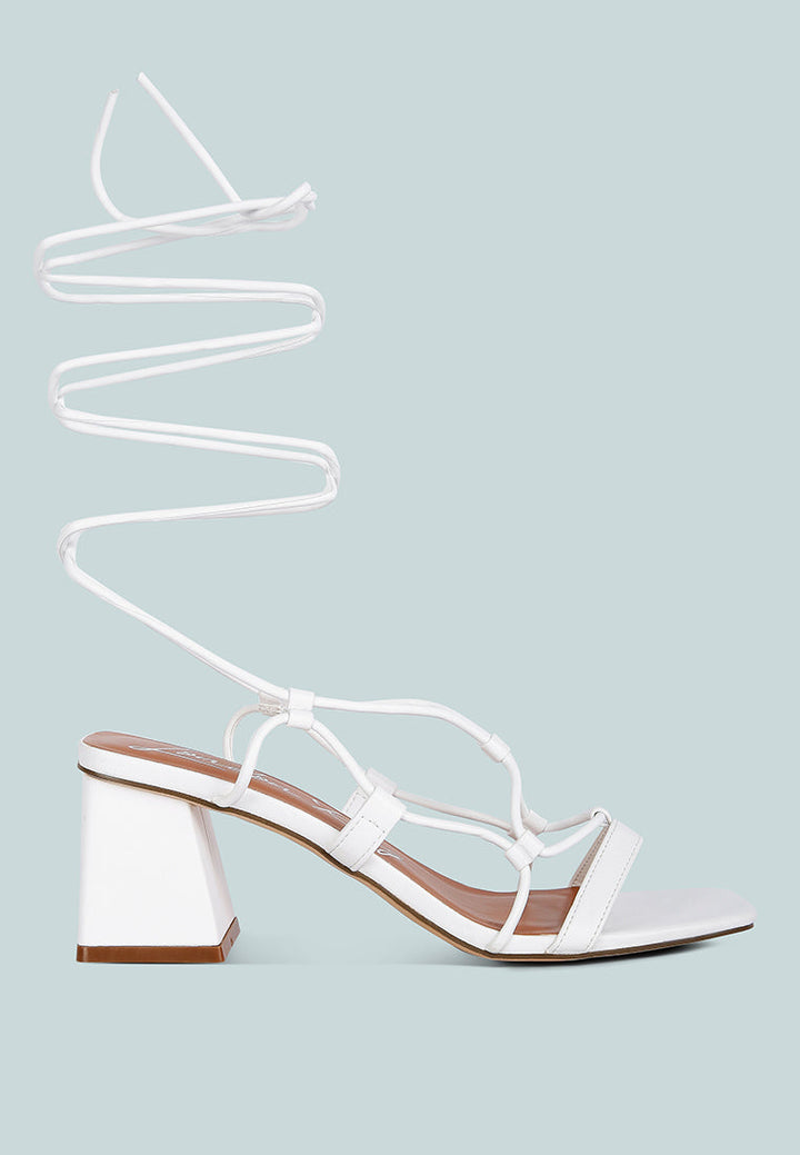 provoked lace up block heeled sandals by ruw#color_white
