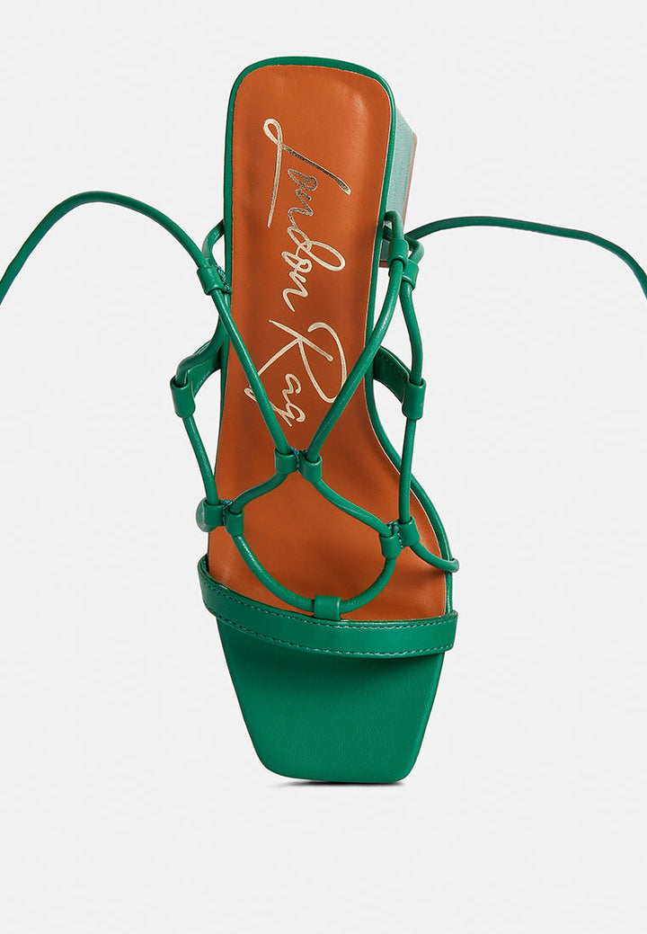 provoked lace up block heeled sandals by ruw#color_green
