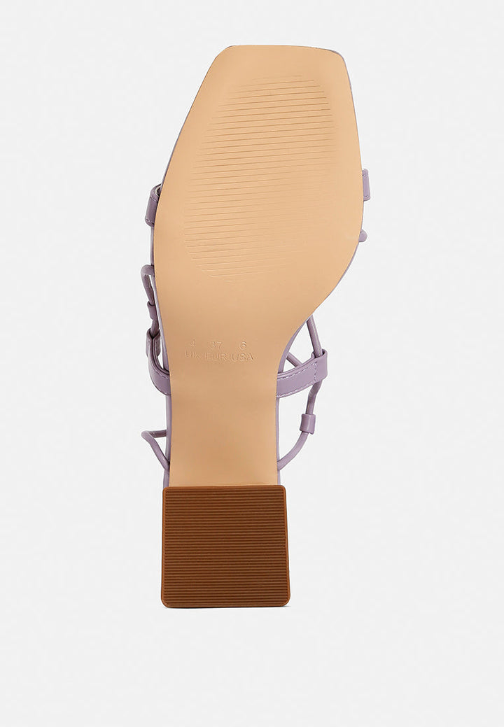 provoked lace up block heeled sandals by ruw#color_purple