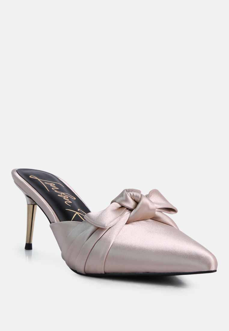 queenie satin stiletto mule sandals by ruw#color_beige