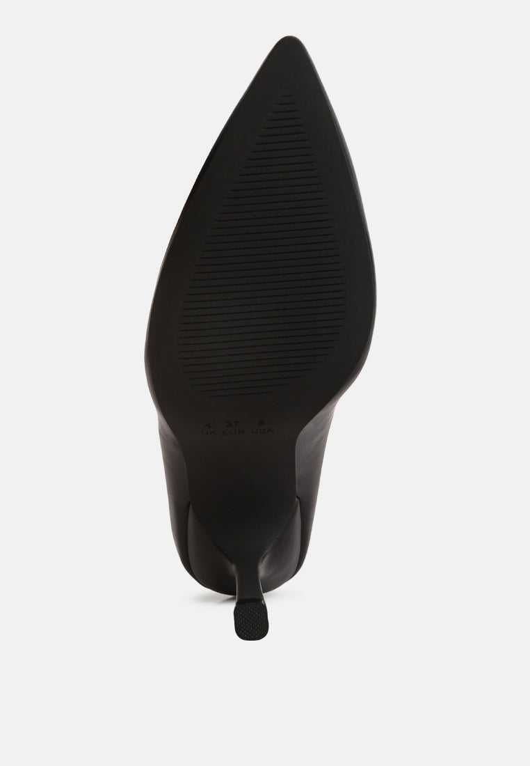 rarity point toe stiletto heeled pumps by ruw#color_black