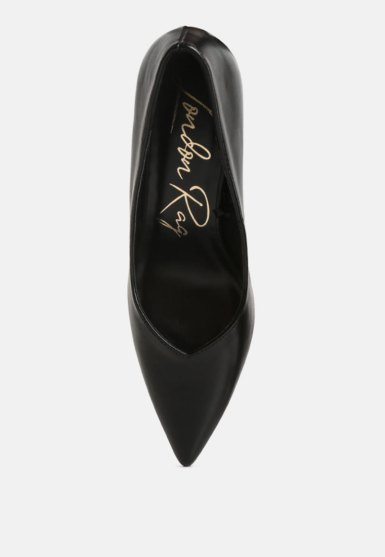 rarity point toe stiletto heeled pumps by ruw#color_black