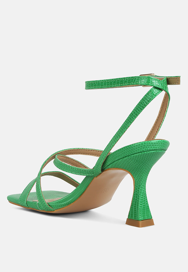 serling croc spool heel sandals by ruw#color_green