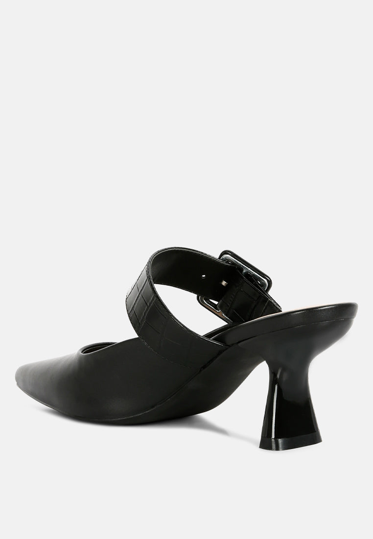 shein star slim block heel mules by ruw#color_black