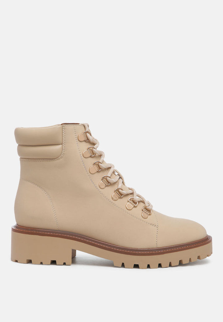 shirly soft leather lace-up boots by ruw#color_beige