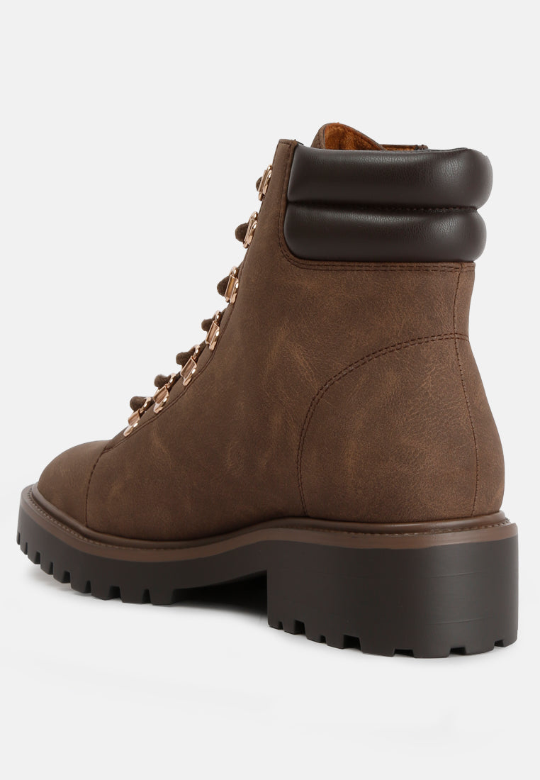 shirly soft leather lace-up boots by ruw#color_brown