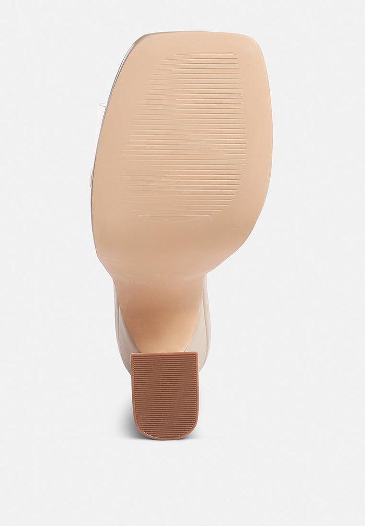 skyhigh clear strap block heel sandals by ruw#color_cream