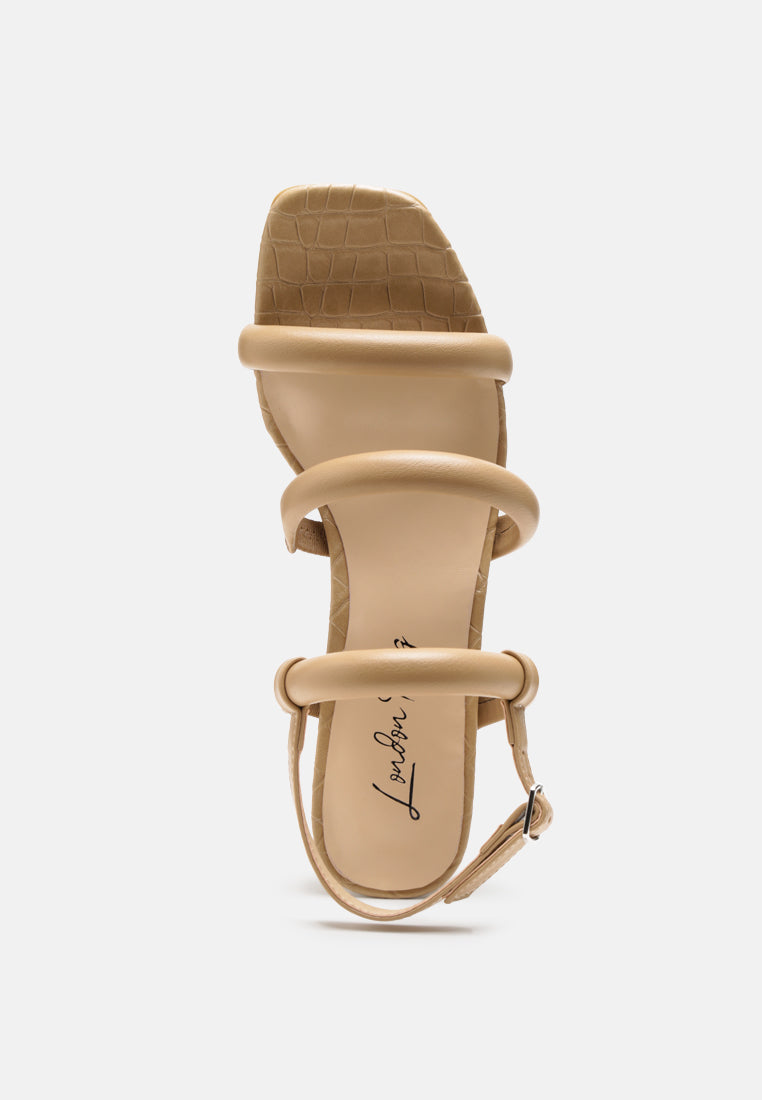slater croc skin faux leather block heel sandals by ruw#color_nude