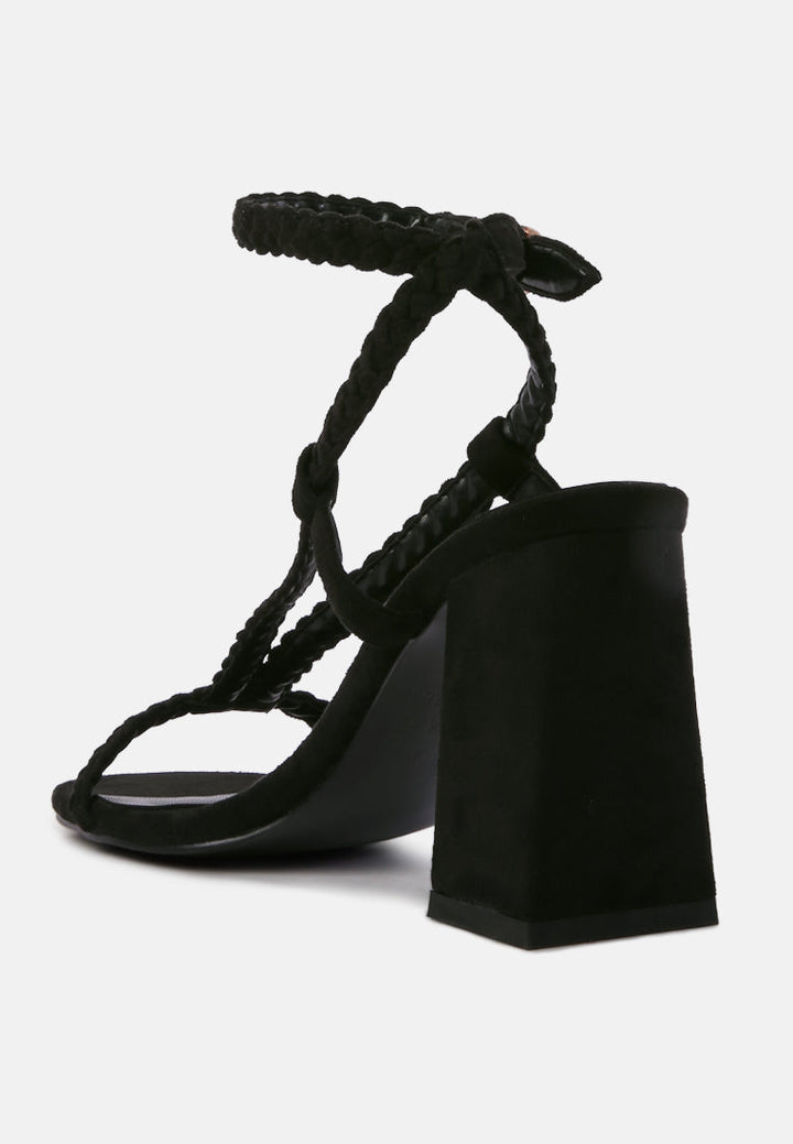 smoosh braided block heel sandals by ruw#color_black