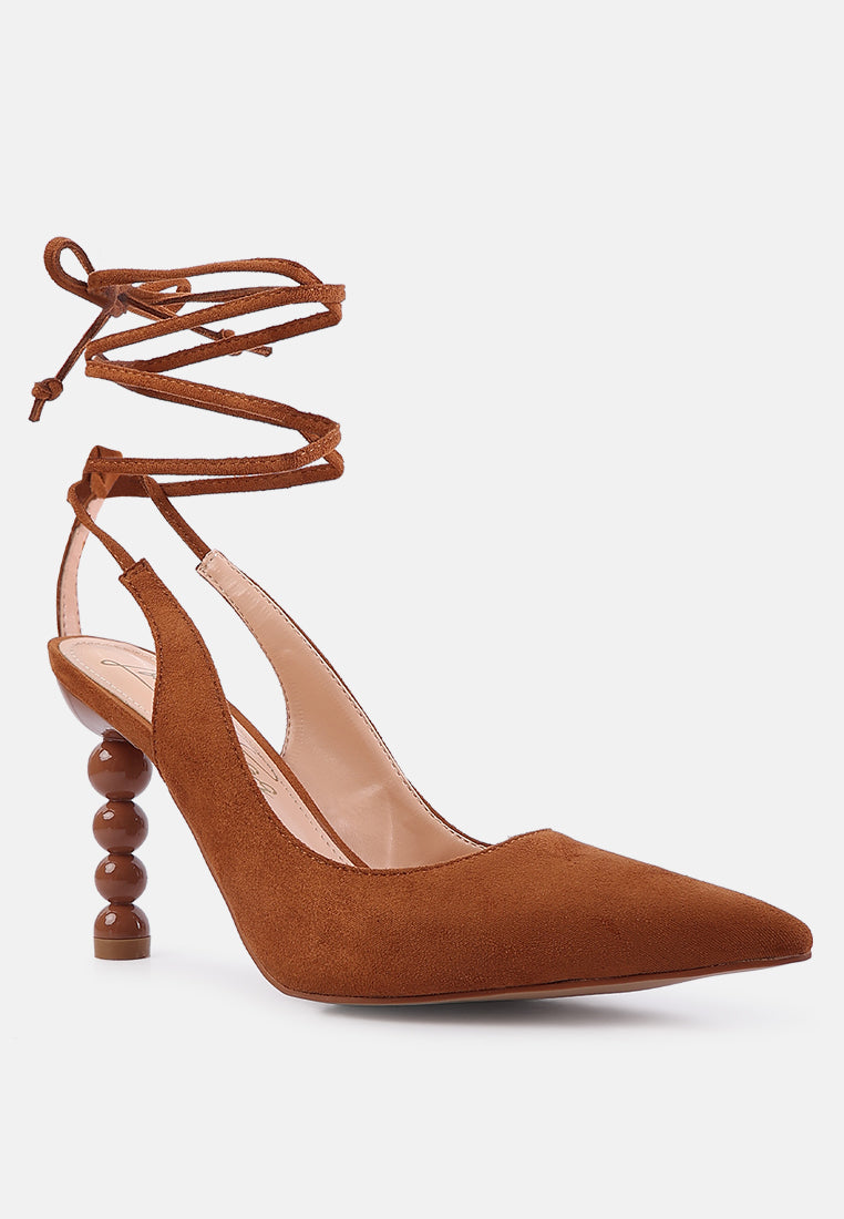 spiced night fantasy heel lace-up sandals by ruw#color_tan